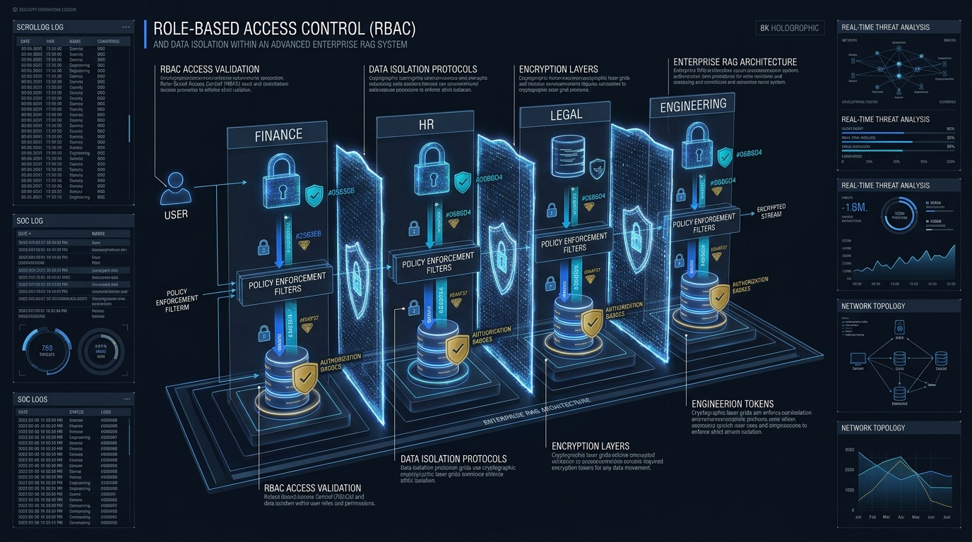 Enterprise RAG Role-Based Access Control and Security Enforcement